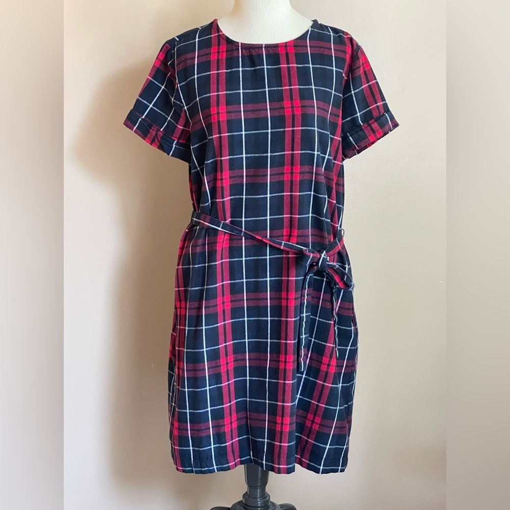 Belted tunic dress